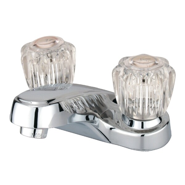 4" Centerset Bathroom Faucet, Polished Chrome